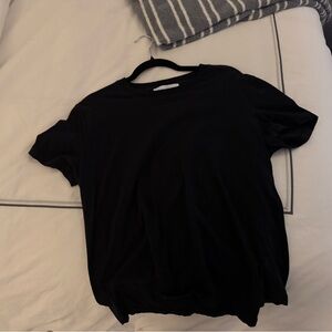 Organic Basics Black Classic T-Shirt Size Large